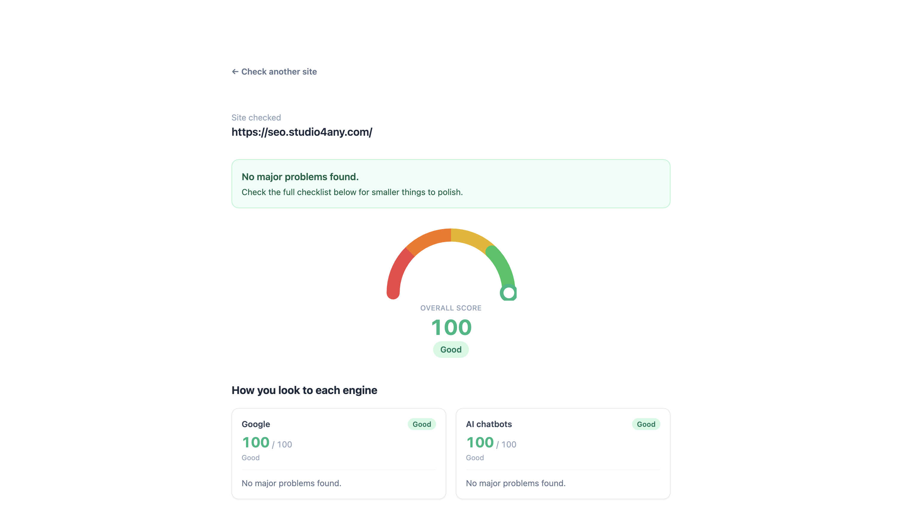 SEO & GEO Checker screenshot 2