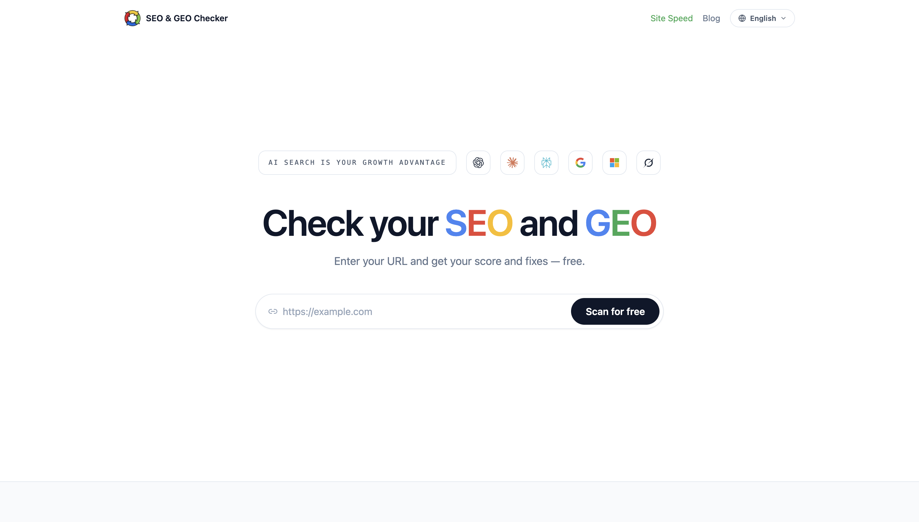 SEO & GEO Checker screenshot 1